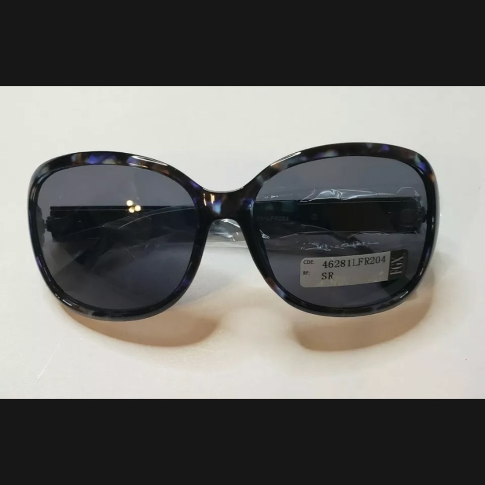 Oversized Rectangular Blue Tortoise Shell - Picture 2 of 10